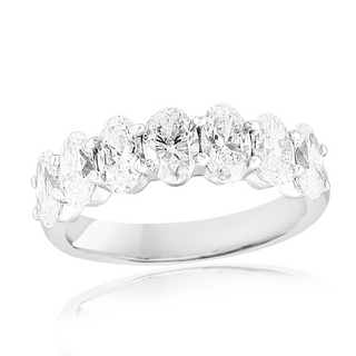 Oval Diamond Band
