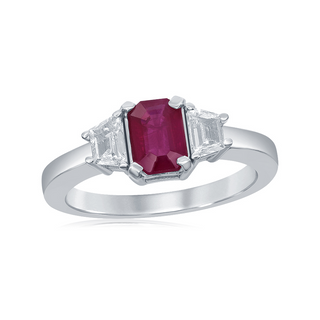 Ruby Accented Rings