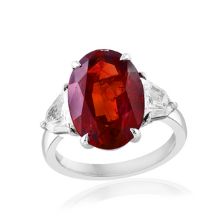 Ruby and Diamond Accent Ring