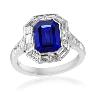 Vintage Style Sapphire Ring