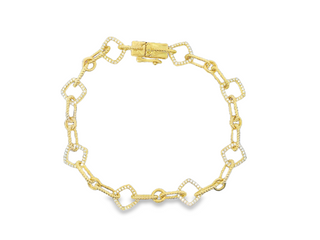 Rhombus Diamond Bracelet