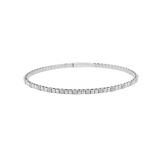Diamond Flexible Bangle Bracelet