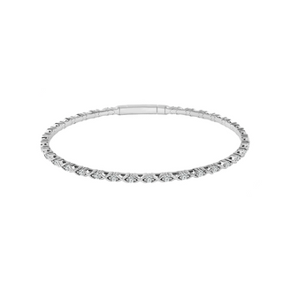 14KW GOLD 6.75" 3/4CT DIAMOND