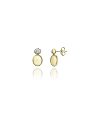 18KY GOLD 1/2" 0.23CT DIAMOND