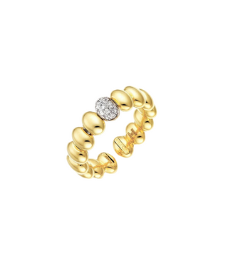 18KY GOLD 6MM BEADED "ARMILLAS