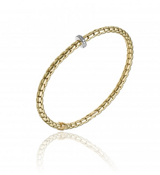 18KY GOLD "STRETCH" 3.5MM BANG