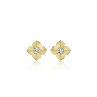 18KY GOLD 0.08CT PETITE GARDEN