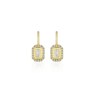 Petite Golden Age Deco Earrings