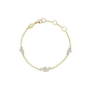 18KY GOLD 7" 0.91CT DIAMOND ST