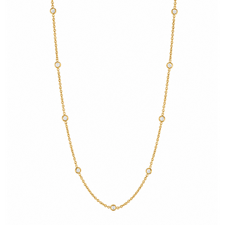 18KY GOLD 18" 1.00CT EYEGLASS