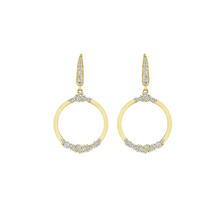 18KY GOLD 1.5" OPEN CIRCLE 0.8