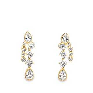 18KY GOLD 1" 1.98CT DIAMOND GO