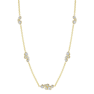 18KY GOLD 18" 1.21CT DIAMOND S