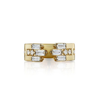18KY GOLD 0.87CT DIAMOND OPEN