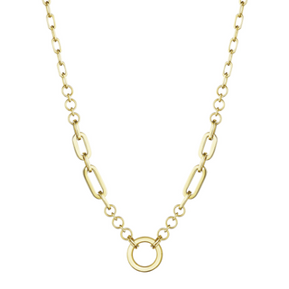 18KY GOLD 18" HIGH POLISH "O"