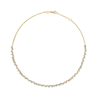 18KW GOLD 16" 3.74CT DIAMOND H