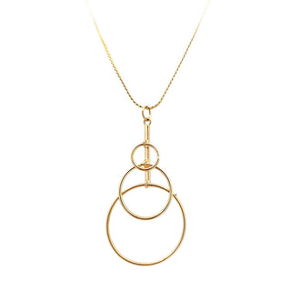 Vintage 3-circles pendant