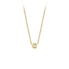 14KY DIAMOND SOLITAIRE NECKLACE