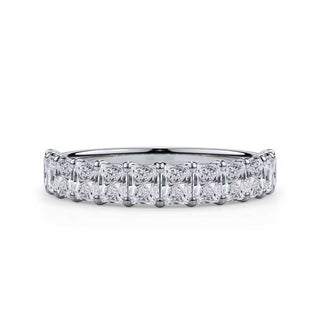 Radiant Cut Gallery 1/2 Eternity Ring