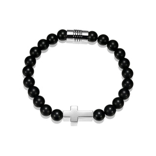 Mens cross bracelet