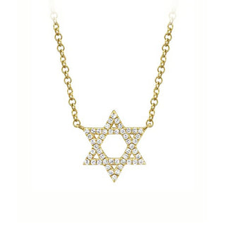 14KY STAR OF DAVID NECKLACE