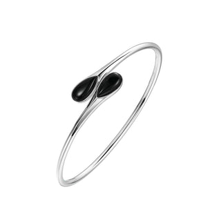 ONYX BYPASS BANGLE BY ELLE