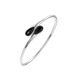 Elle onyx bangle