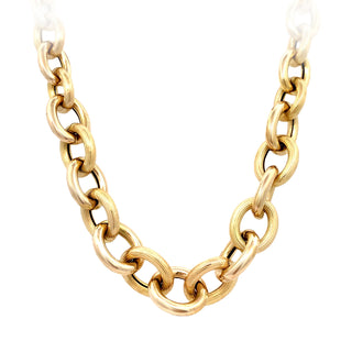 Bold Vintage link necklace