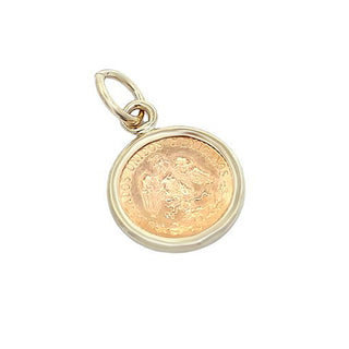 Vintage peso charm