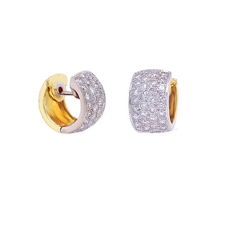 18K 2-TONE WIDE VINTAGE 2CT PA