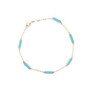 Turquoise station bracelet