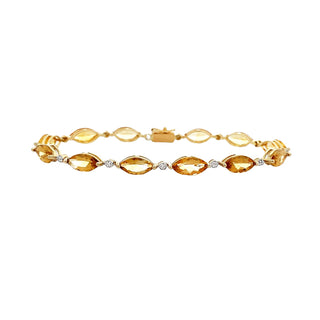 Vintage citrine bracelet