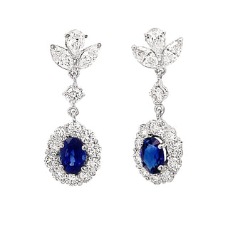 FINE SAPPHIRE DROP EARRINGS