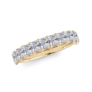 Radiant Cut Gallery 1/2 Eternity Ring