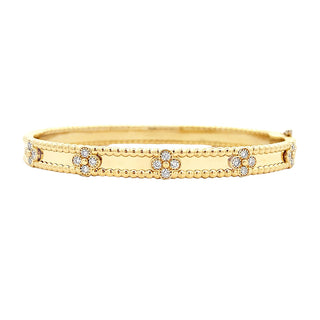 Van Cleef clover bangle