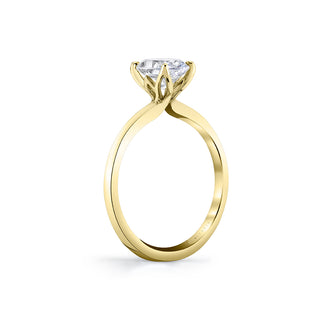 Solitaire Round Engagement Ring