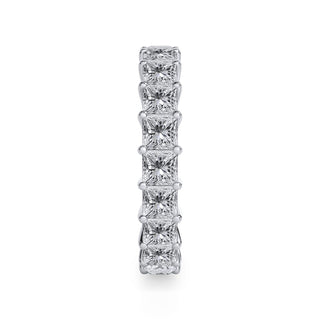 Princess Cut Gallery Eternity Ring