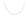 NECKLACE WITH SCALLOPED CENTER