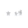 14KW SMALL PAVE STAR STUDS
