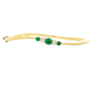 Emerald bangle