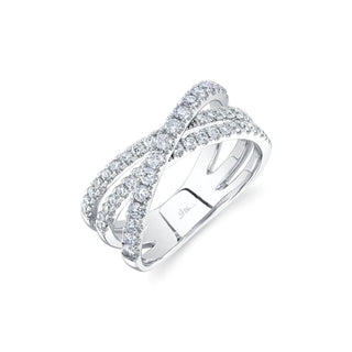 Diamond crossover ring