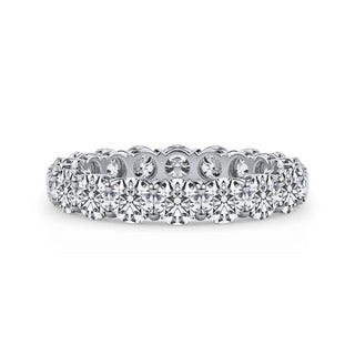 Round Brilliant Cut Gallery Eternity Band