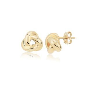 Shiny knot studs