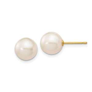 9MM FRESHWATER PEARL STUDS