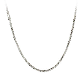 SILVER 24" HEAVY BOX CHAIN