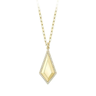 Diamond kite pendant