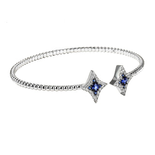 Sapphire cuff