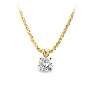 14KY GOLD 16" 1.49CT 4-PRONG R