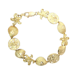 VINTAGE SHELL LINK BRACELET