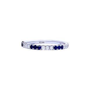 Narrow sapphire band